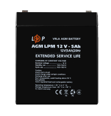 Акумулятор AGM LPM 12V - 5 Ah