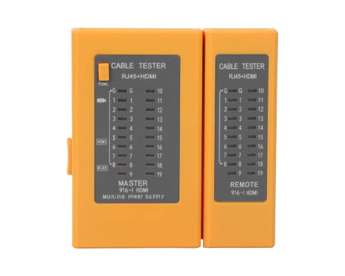 Тестер кабелю GV-916 RJ-45 HDMI Тестер кабелю GV-916 RJ-45 HDMI