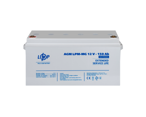 Акумулятор мультигелевий LPM-MG 12V - 150 Ah Акумулятор мультигелевий LPM-MG 12V - 150 Ah