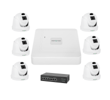 Комплект відеоспостереження на 6 камер GV-IP-K-W71/06 3MP