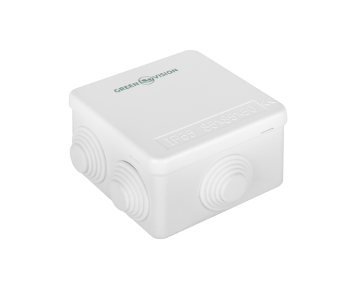 Коробка розподільна 85х85х50 IP55 зовнішня з резинками