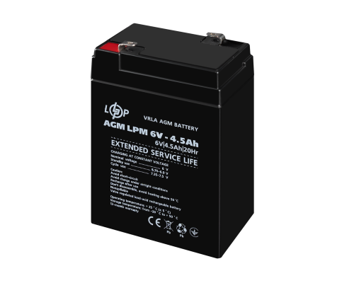 Акумулятор AGM LPM 6V - 4.5 Ah Акумулятор AGM LPM 6V - 4.5 Ah