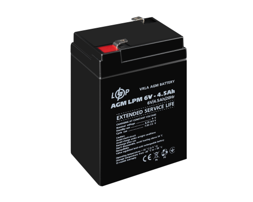Акумулятор AGM LPM 6V - 4.5 Ah Акумулятор AGM LPM 6V - 4.5 Ah