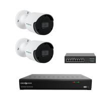 Комплект відеоспостереження на 2 камери 5MP (Ultra AI) GV-IP-K-W80/02