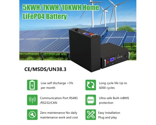 Акумулятор CERRNNS LFP48100P 48V 100Аh 5120Wh LiFePO4