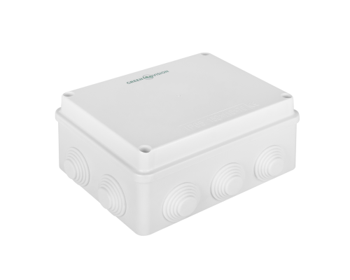 Коробка розподільна 200х155х80 IP65 зовнішня з резинками