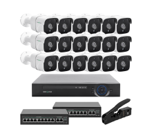 Комплект відеоспостереження на 18 камер GV-IP-K-W90/18 5MP