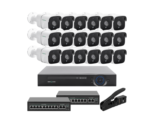 Комплект відеоспостереження на 18 камер GV-IP-K-W90/18 5MP