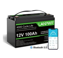 Акумулятор LanPWR 12V 100Аh 1280Wh LiFePO4 + Bluetooth