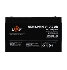 Акумулятор AGM LPM 6V - 7.2 Ah