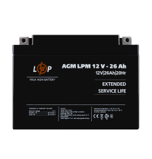 Акумулятор AGM LPM 12V - 26 Ah