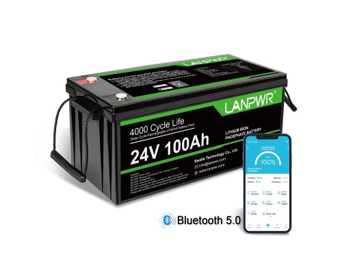 Акумулятор LanPWR 24V 100Аh 2560Wh LiFePO4 + Bluetooth