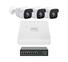 Комплект відеоспостереження на 3 камери GV-IP-K-W86/03 5MP