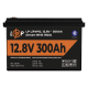 Акумулятор LP LiFePO4 12,8V - 300 Ah (3840Wh) (Smart BMS 200А) з BT пластик