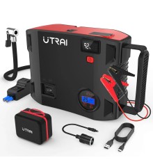 Пусковий зарядний пристрій UTRAI Jstar 5 2000A/24000mAh з компресором та ліхтариком