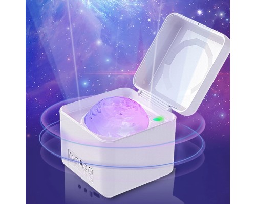 Проектор зоряного неба, нічник Night Sky Magic Box M6 з пультом і додатком на телефон, білий