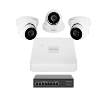 Комплект відеоспостереження на 3 камери GV-IP-K-W81/03 5MP