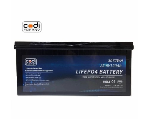 Акумулятор CODI LFP24120 24V 120Ah 3072Wh LiFePO4