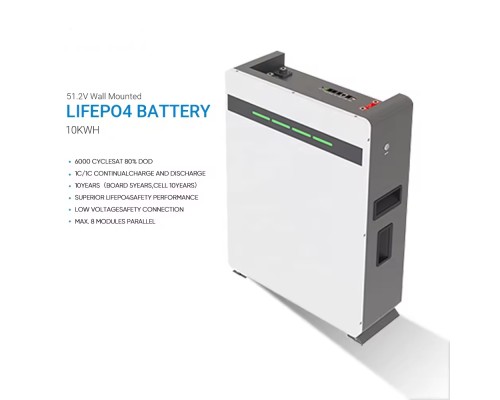 Акумуляторна батарея настінна GENIX GREEN ES-BOX12 PLUS 48V 200Ah 10240Wh LiFePO4, біла