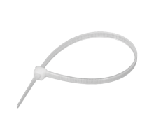 Стяжка кабельна нейлонова 2,5х100 (50 шт) White